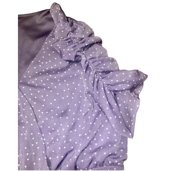 Maurices Polka•Dot Blouse 💜 - Picture 6 of 16